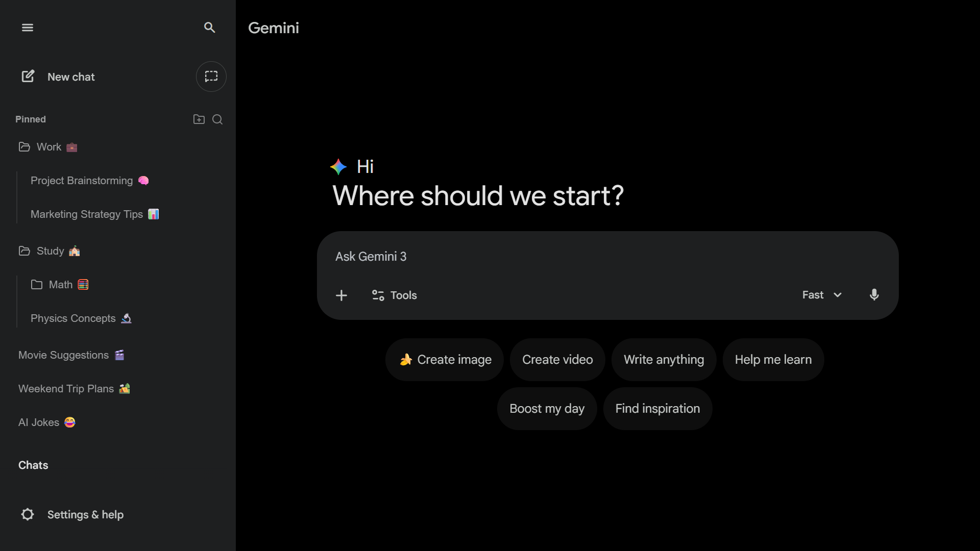 Organize Gemini chats into folders with Pin GPTs