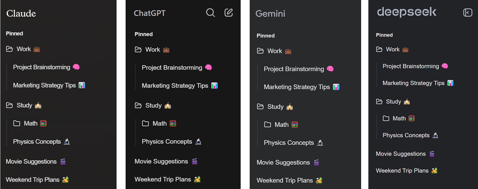 Injected Sidebar Examples